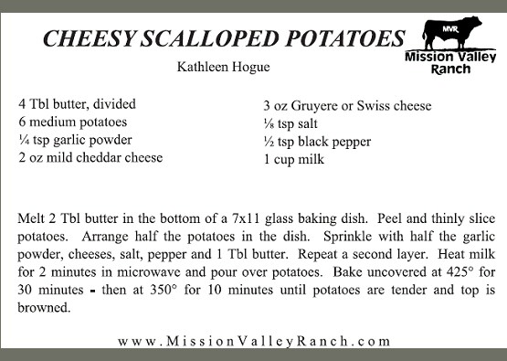 Cheesy Scalloped Potatoes