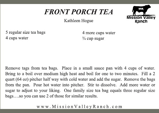 Front Porch Tea