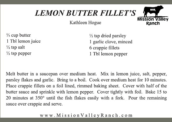 Lemon Butter Fillets